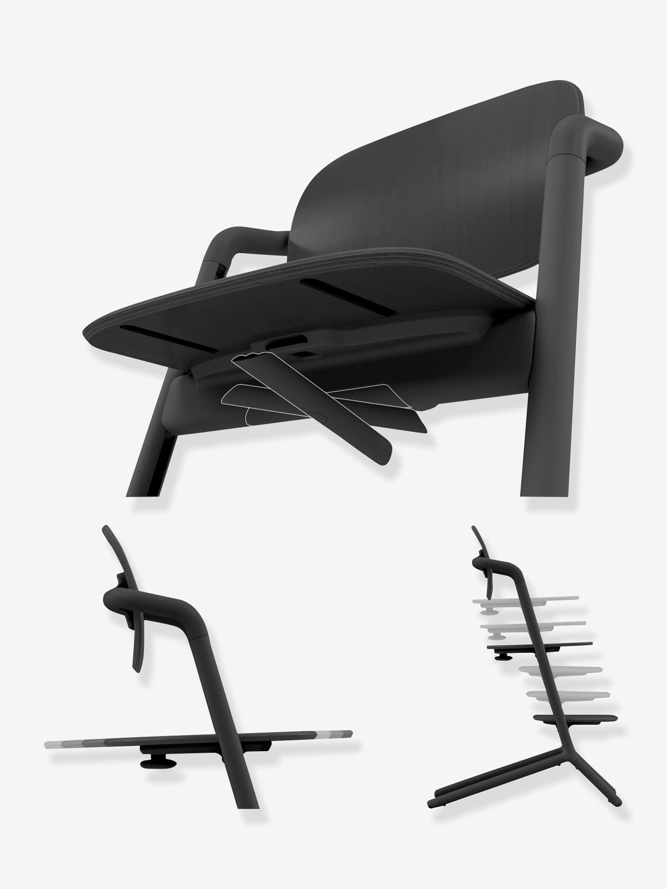 Cybex 4-in-1-Set LEMO 2 Hochstuhl mit Bouncer Nest CYBEX - weiß