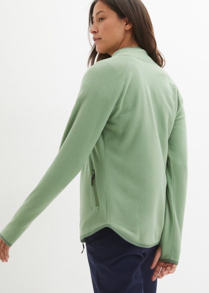 Fleecejacke mit Reißverschluss-Taschen