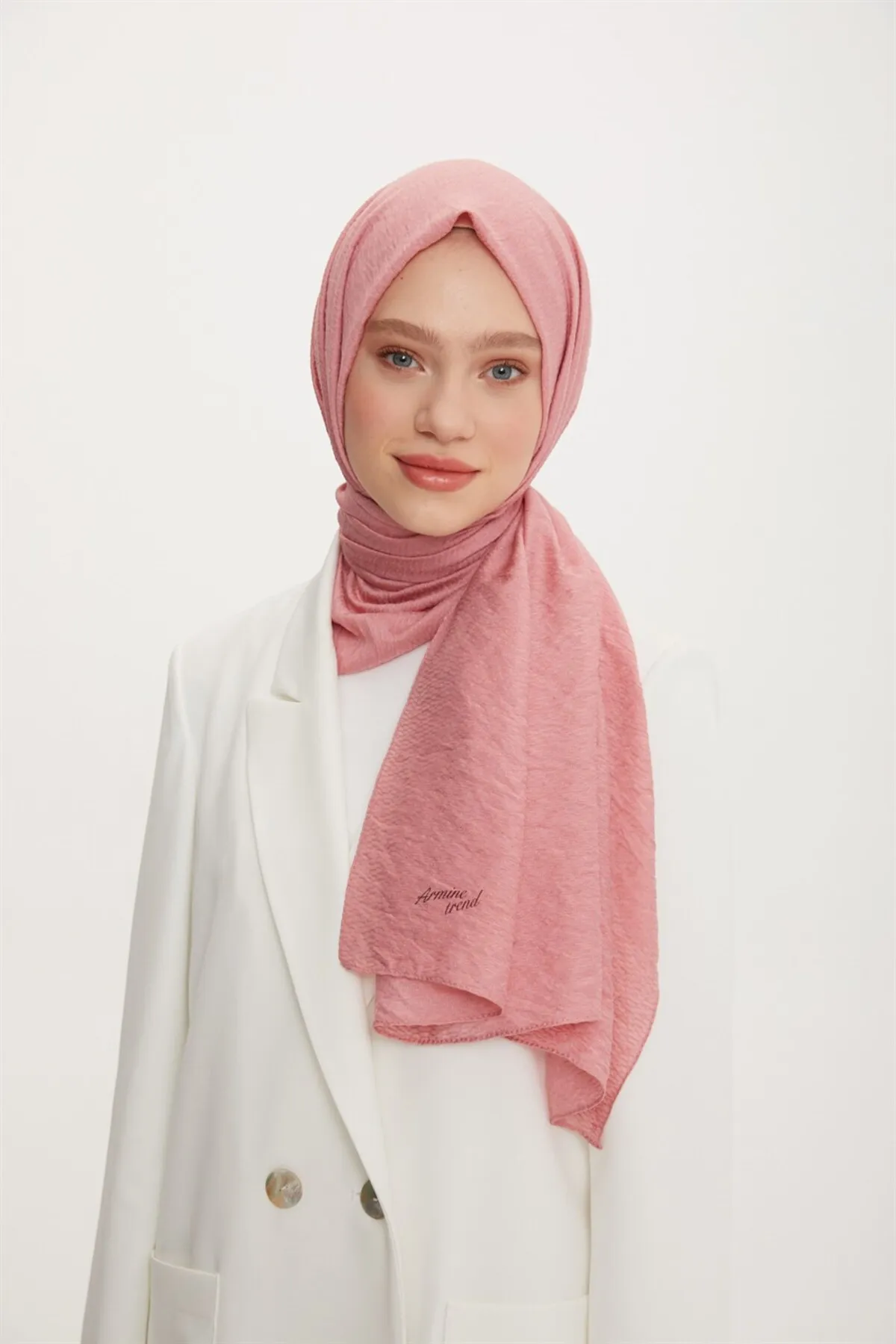 Armine  Trend Star Schal 3 Strukturiert – Ats3str-560 – Rosa