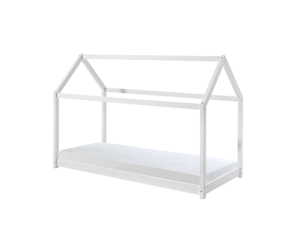 VIPACK Hausbett Liegefläche 90 x 200 cm weiß