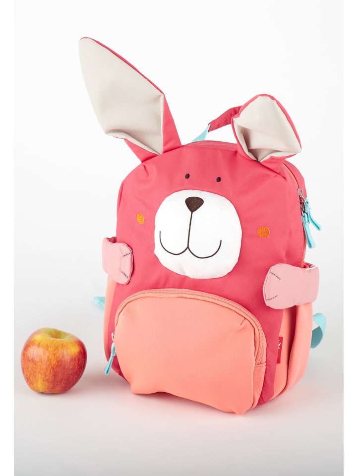 Sigikid Kindergarten Rucksack fröhliches Tiergesicht, 5,2 Liter in pink günstig kaufen onesize
