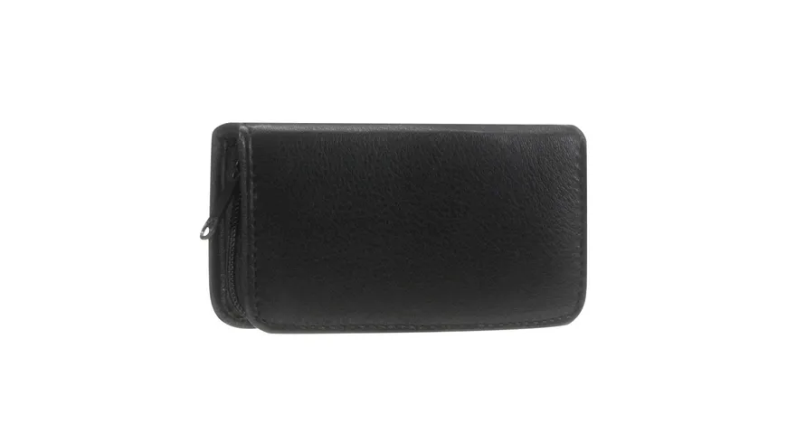 Maniküre-Etui Leder 4-teilig schwarz