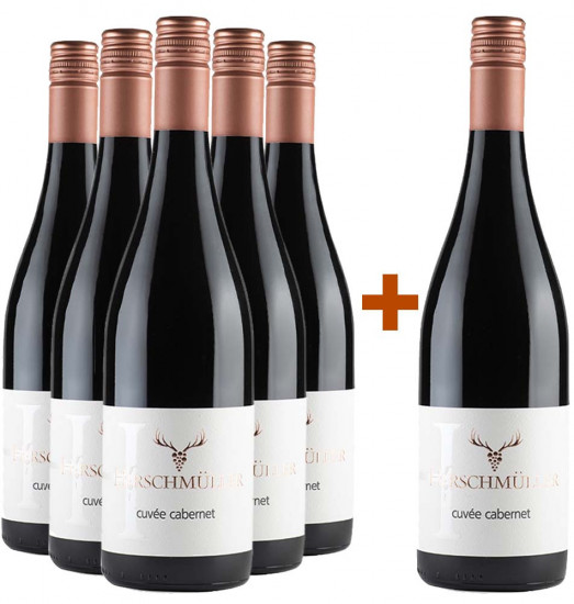 5+1 Paket Cuveé Cabernet trocken - Wein- und Sektgut Hirschmüller