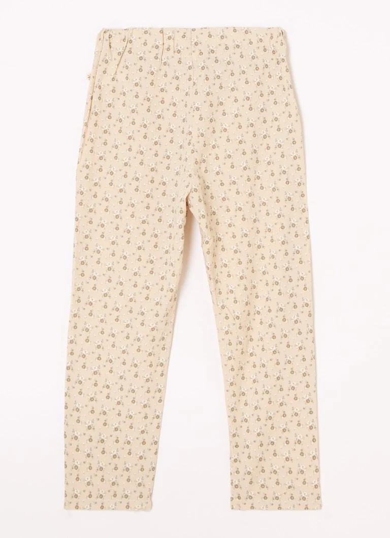 Pantaloni drepți cu imprimeu floral Lil' Atelier