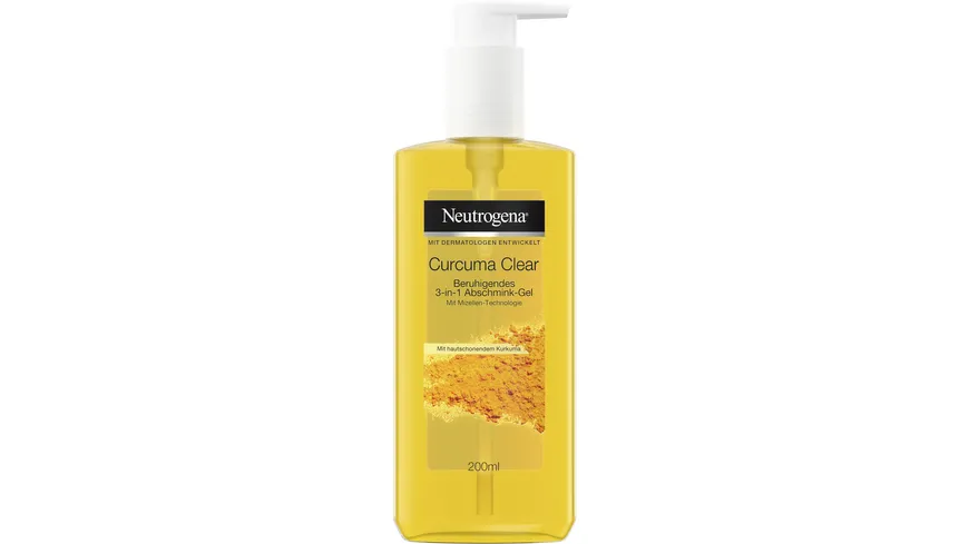 Neutrogena Curcuma Beruhigendes 3in1 Abschmink-Gel 200 ml