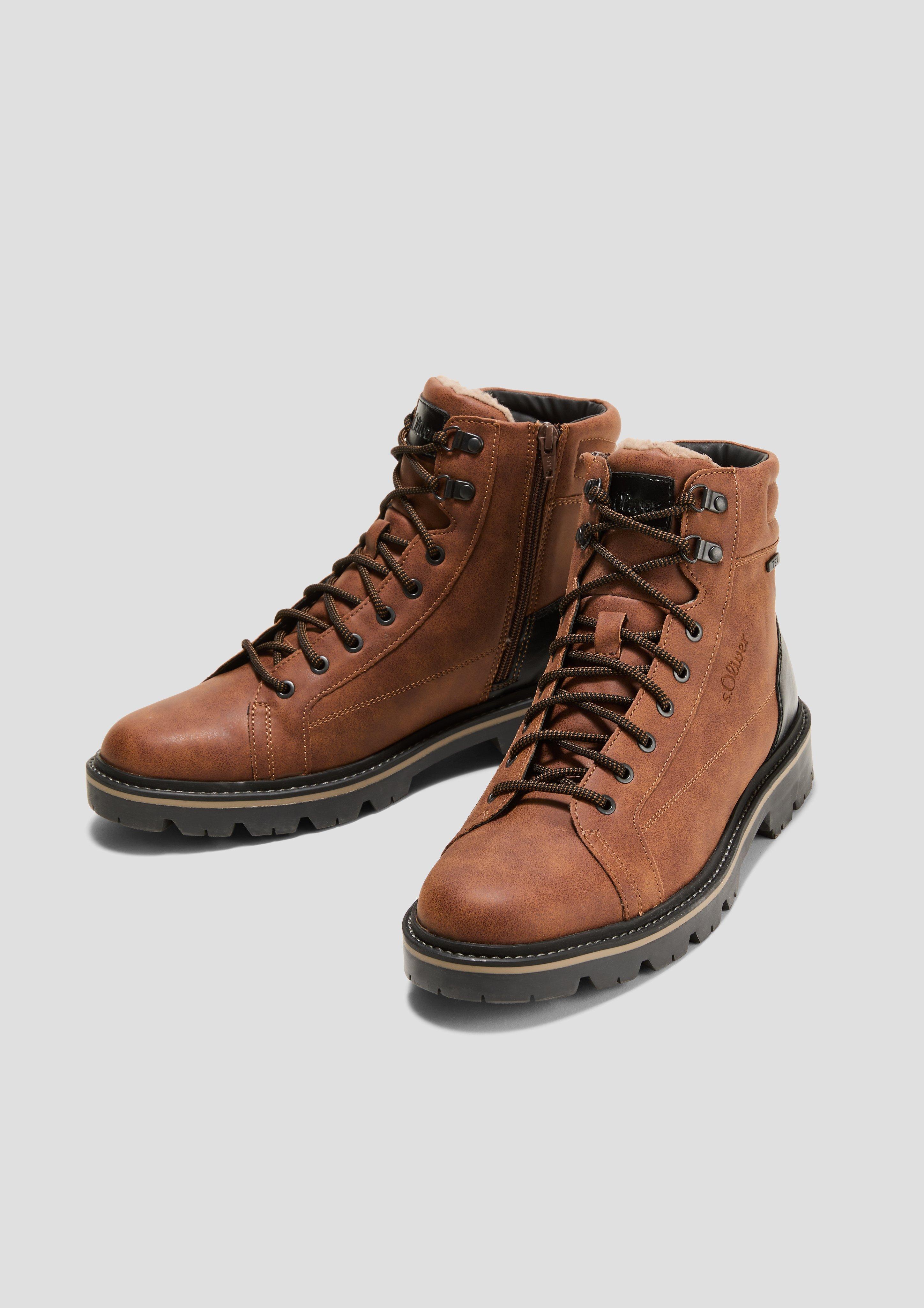 Gefütterte Schnür-Boots  6008624-305