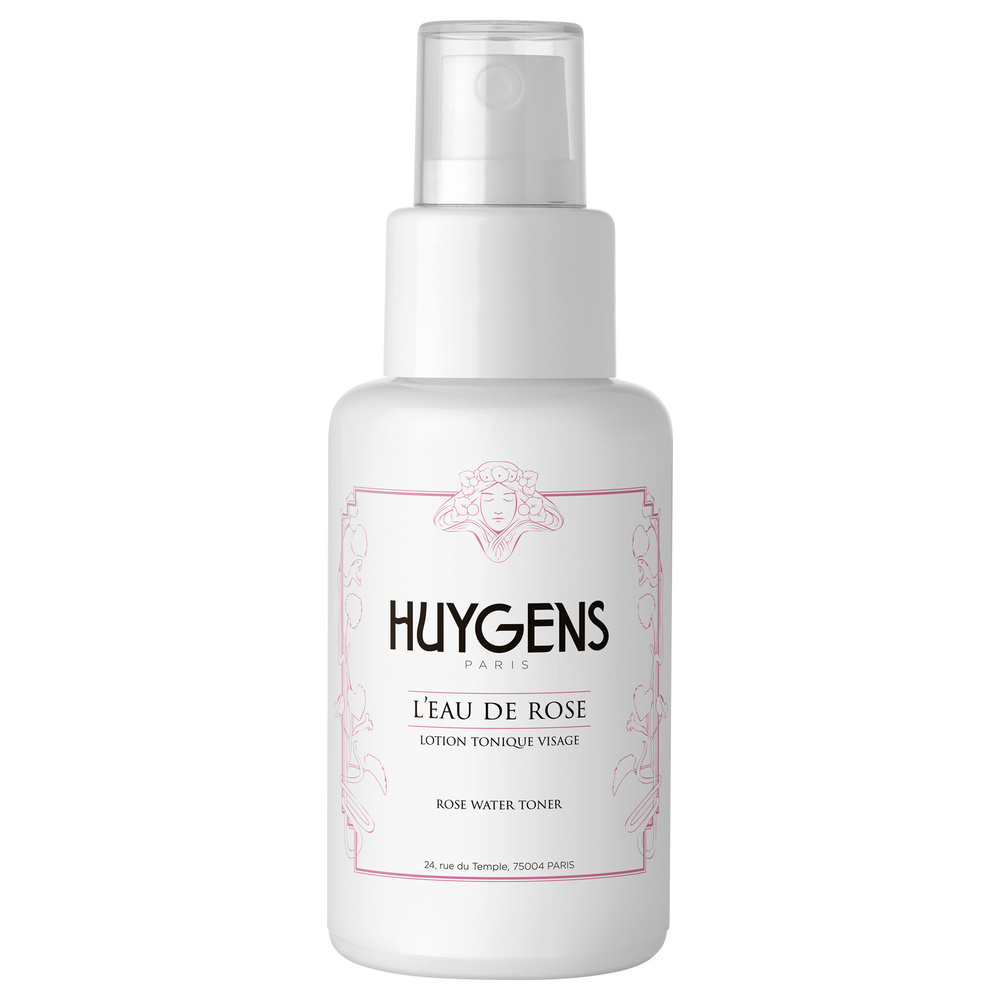 huygens L'EAU DE ROSE Lotion tonique BIO. Eau de rose de Damas pure, non diluée.