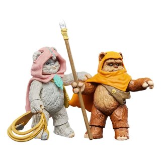 Star Wars: Ewoks Vintage Collection Actionfiguren Wicket W Warrick & Kneesaa 10 cm