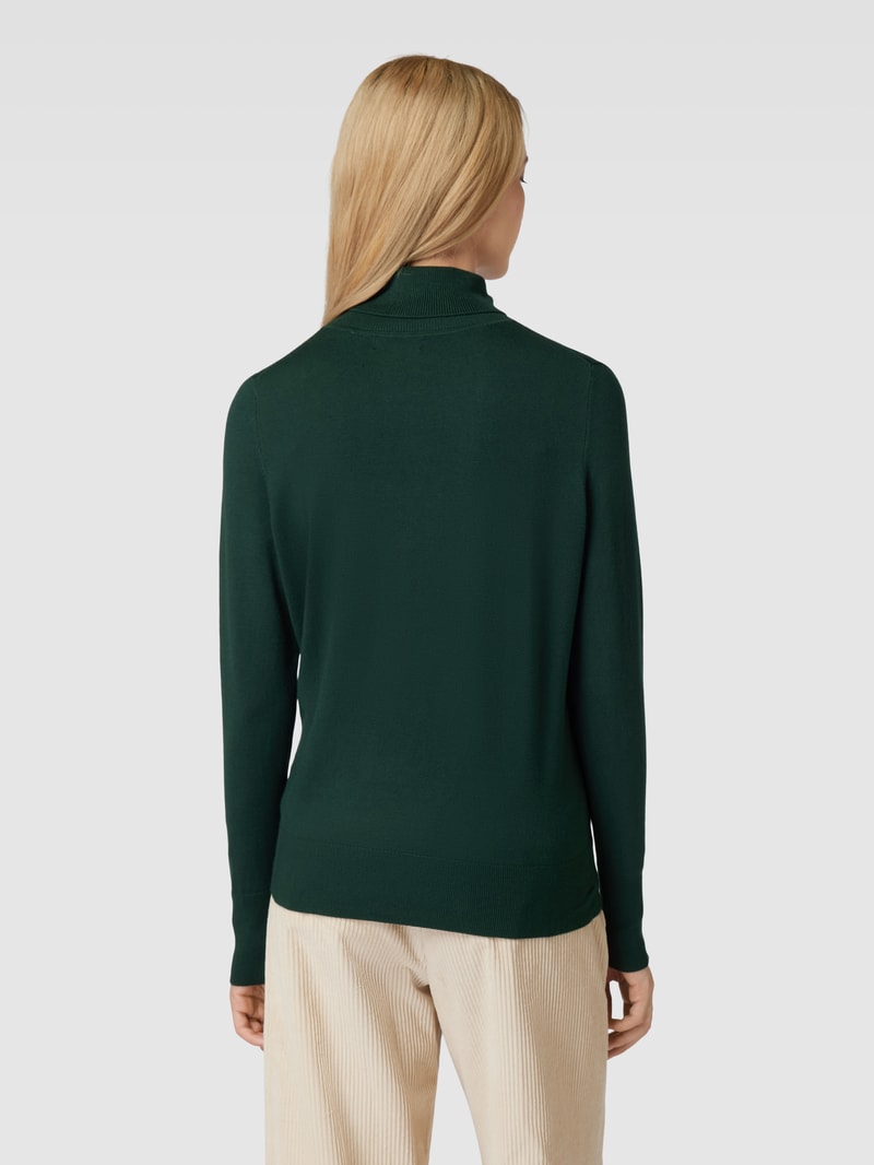 Longsleeve mit Rollkragen in bottle