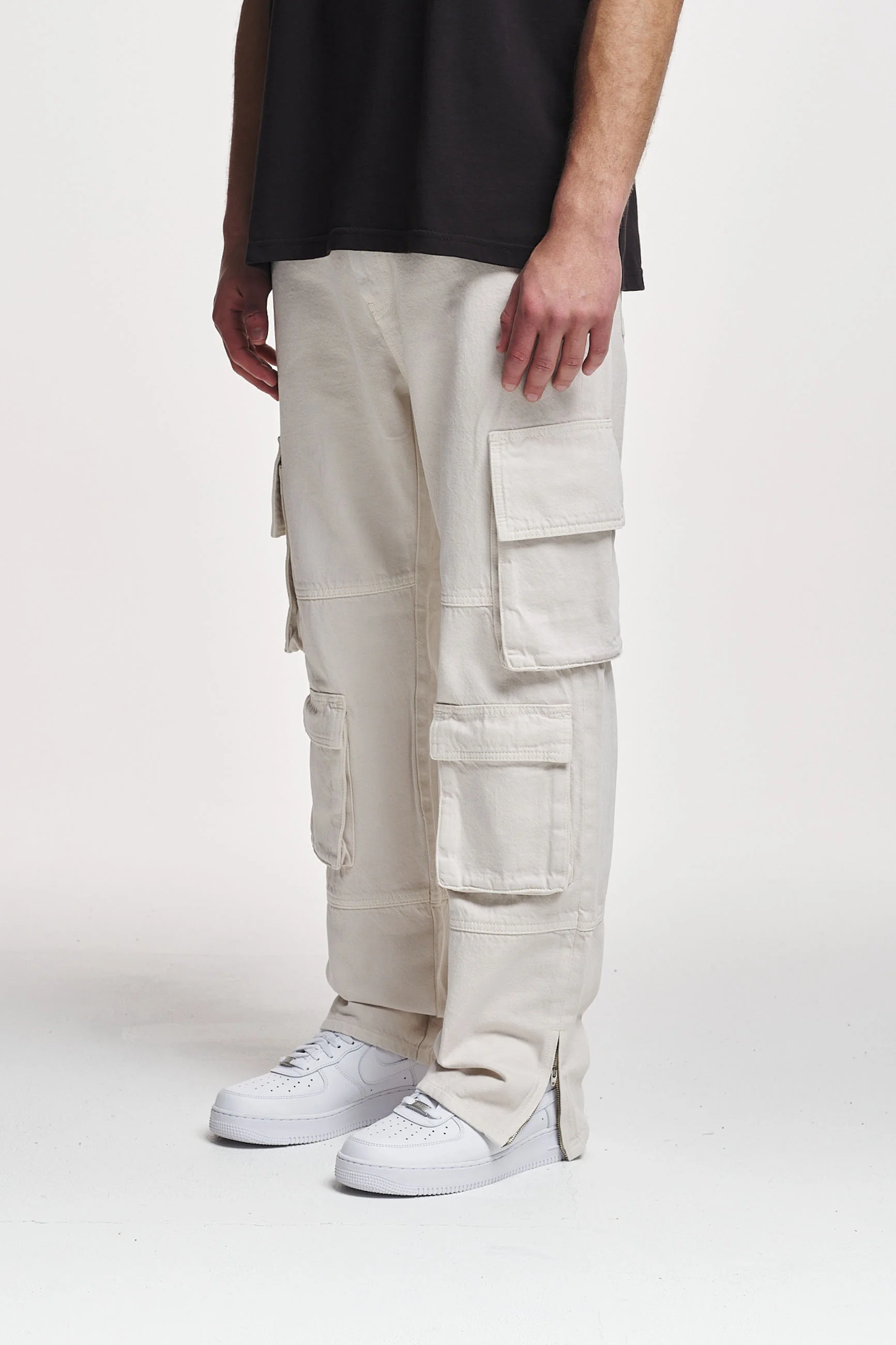 2Y Studios NEO ANKLE ZIP PANTS - Vaqueros holgados