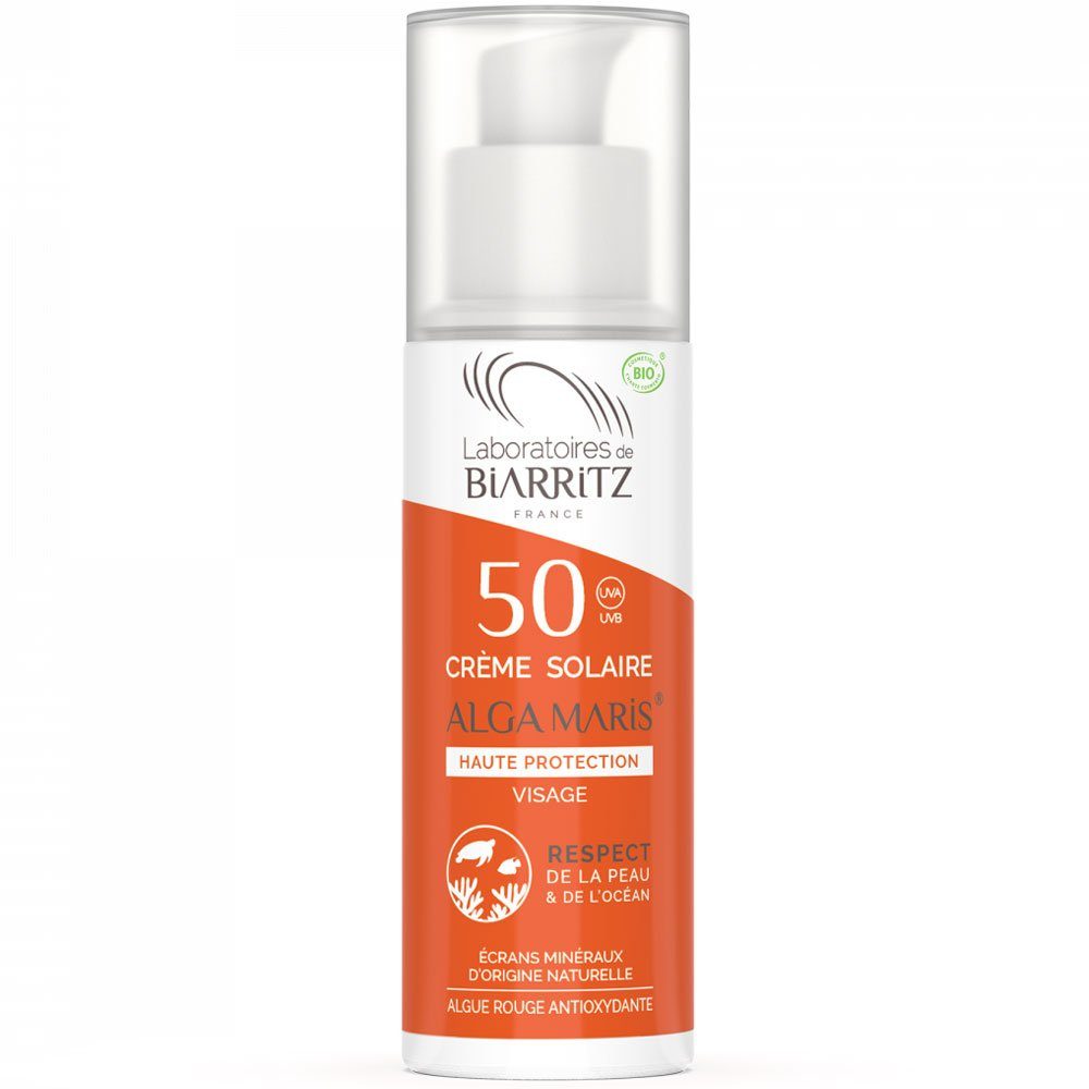 Laboratoires Biarritz Sonnenschutzcreme Alga Maris Sonnenmilch LSF, 100 ml