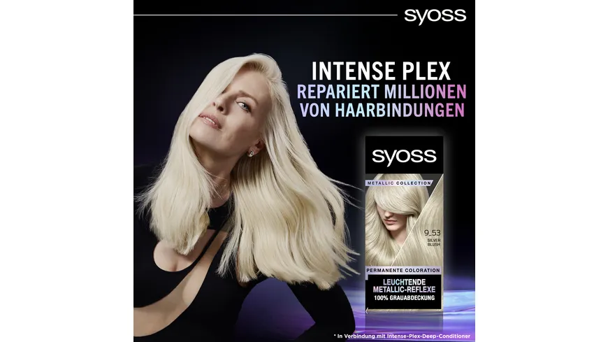 syoss Metallic Collection Permanente Coloration 115 ml 9_53 - silver blush