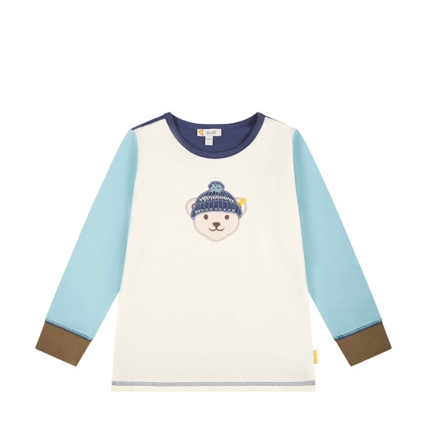 T-Shirt langarm, beige für Jungs
