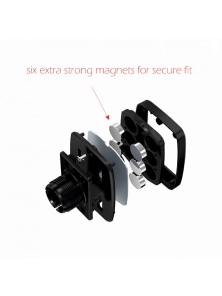 Swissten Premium Magnetischer Auto-Halter Einhandbedienung und stabile Montage in schwarz günstig kaufen 20 cm
