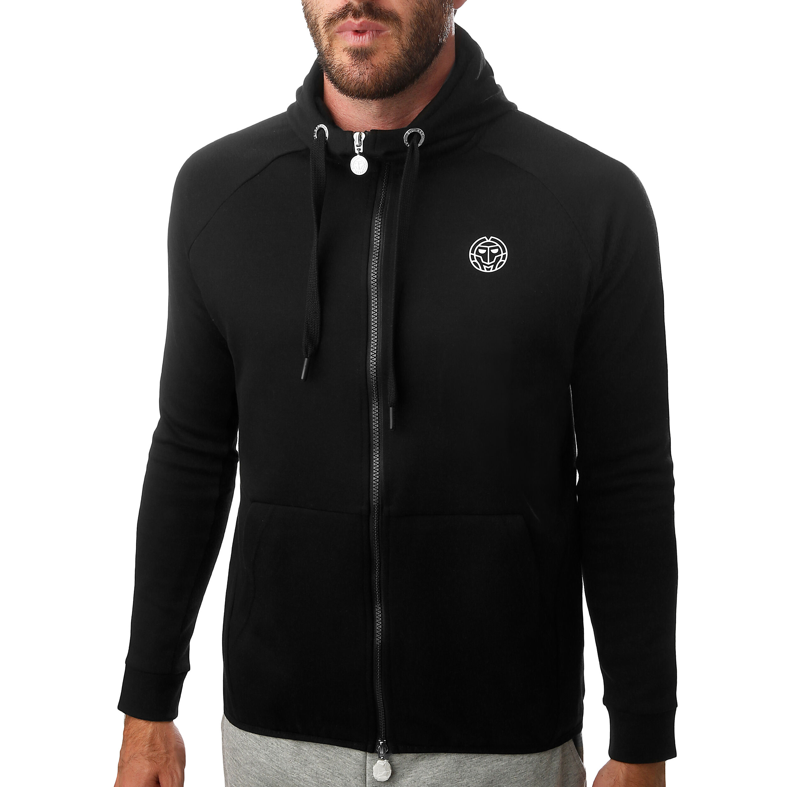 Jamol Tech Trainingsjacke Herren - Schwarz, Weiß