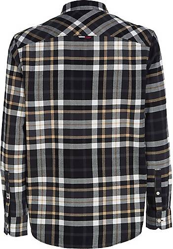 TOMMY-JEANS Herren Hemd Langarm