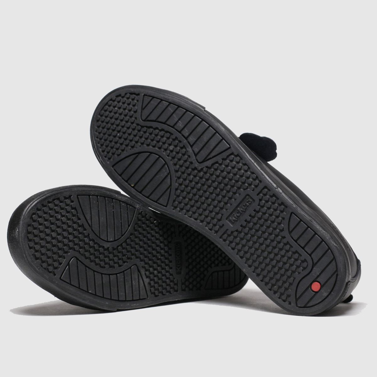 Kickers – Tovni Lacer – Svarta platta skor i mono