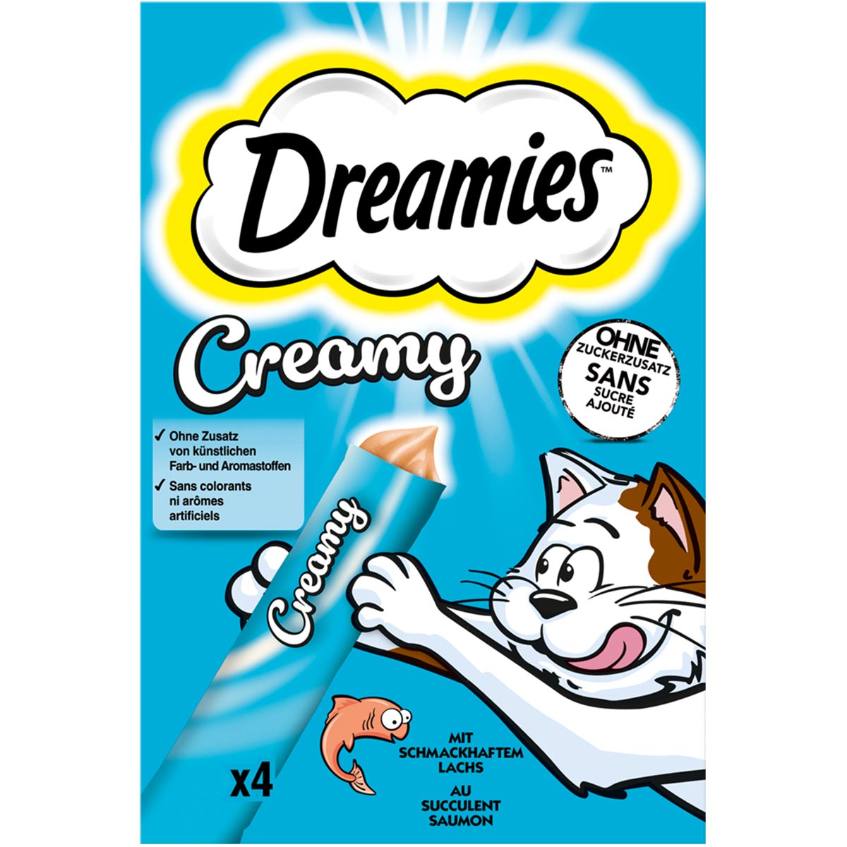 DREAMIES Creamy mit Lachs Multipack günstig kaufen
