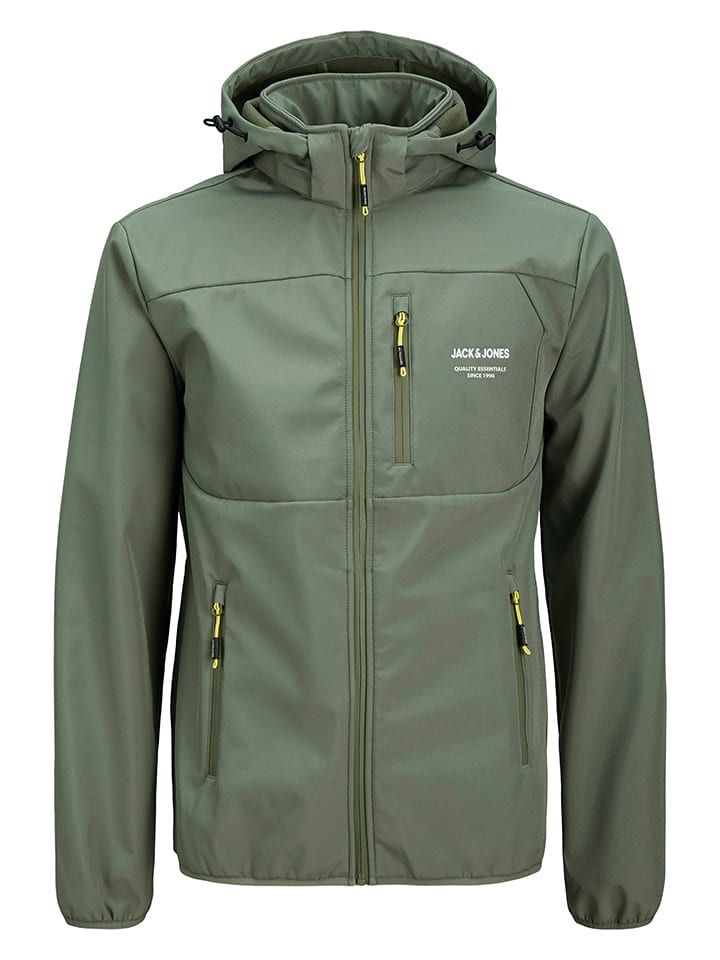 Jack & Jones Softshelljacke in Grün günstig kaufen
