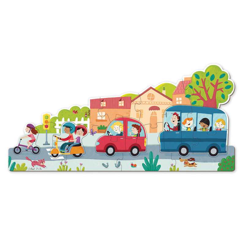 Puzzle XXL Véhicules 18 pièces Goula