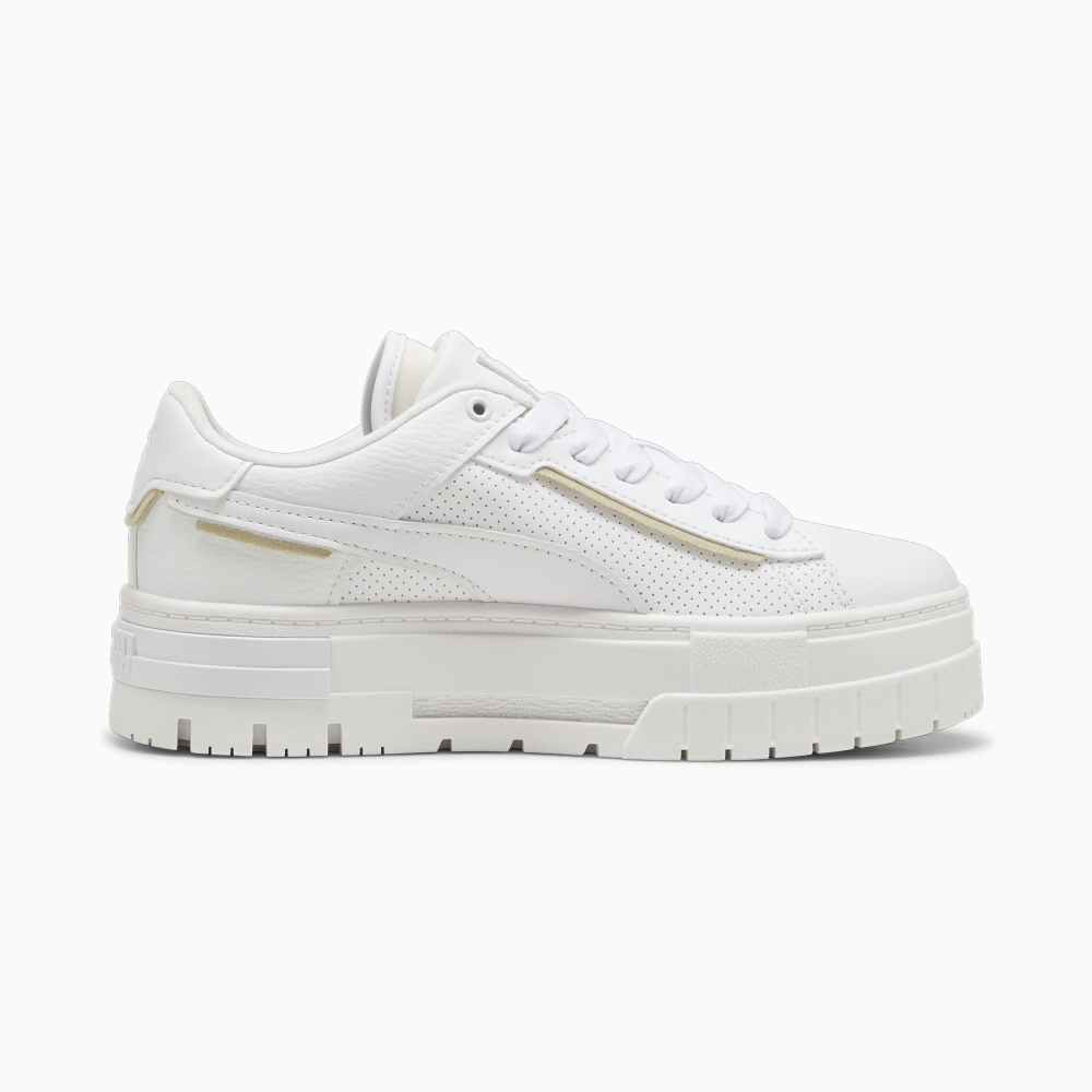 PUMA Mayze Crashed Leather 396011_02 / weiss