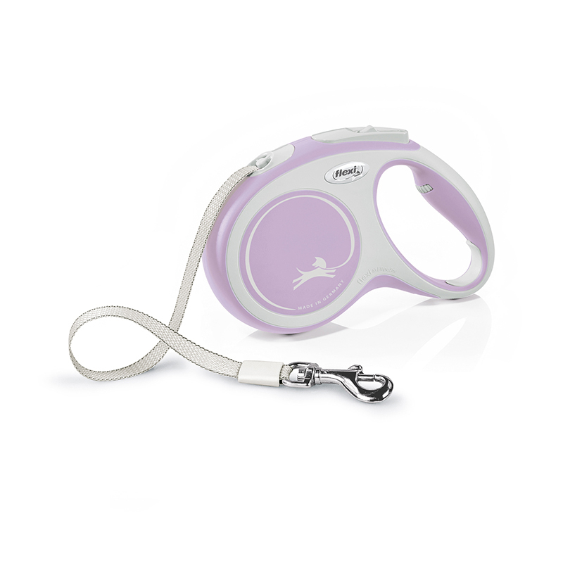 Flexi Hundeleinen Flexi New Comfort Gurt rosa M, 5 m, 25 kg