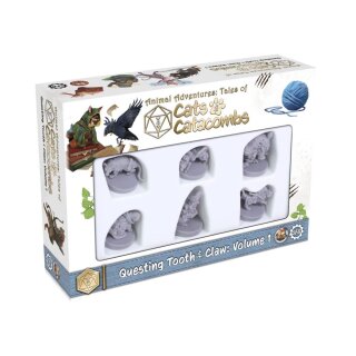 Animal Adventures Cats & Catacombs: Questing Tooth & Claw Miniaturen 6er-PackVolume 1 (EN)