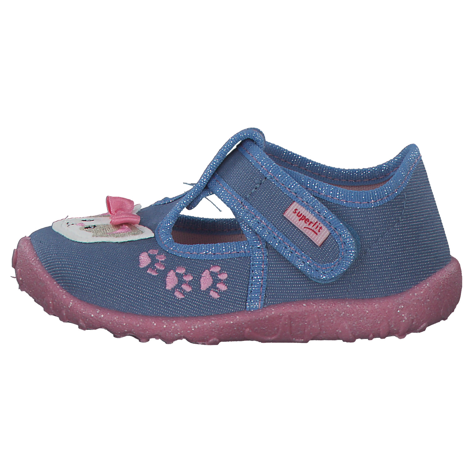 Superfit SPOTTY 09256, Hausschuhe, Kinder, Hellblau