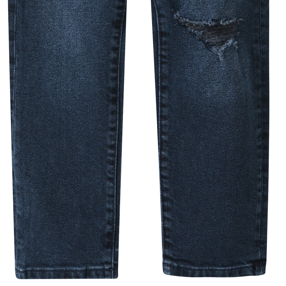 Jungen Straight-Jeans mit Destroyed-Effekten