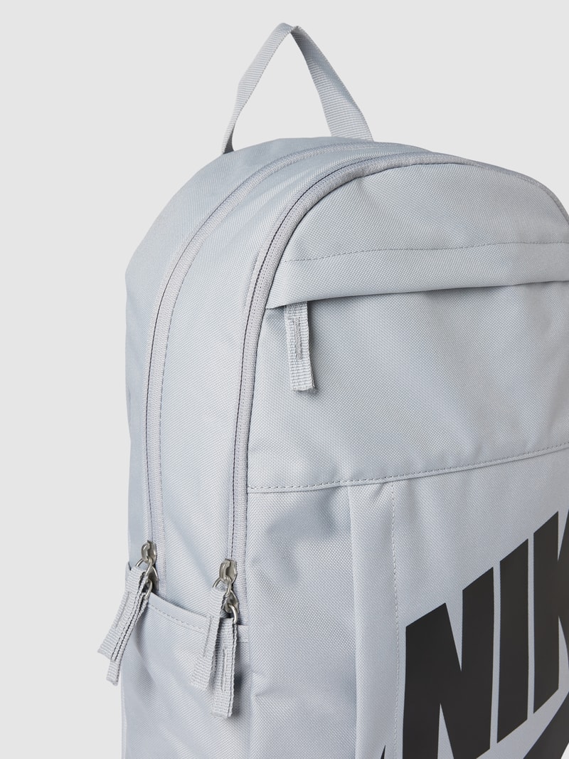 Rucksack mit Label-Print in beige