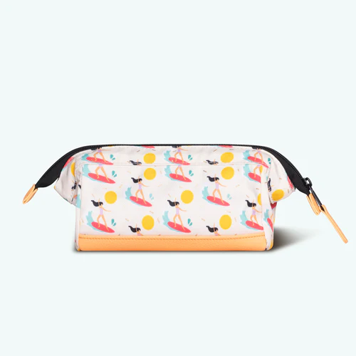 Yellow school pencil case Rue des Rosiers