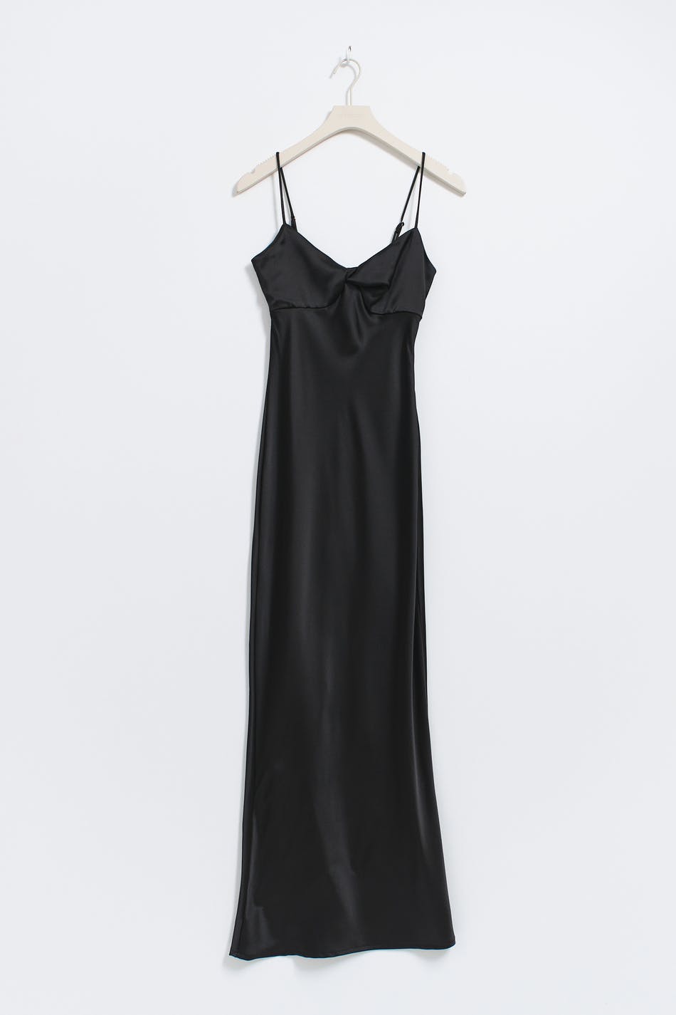 Twisted strap midi dress