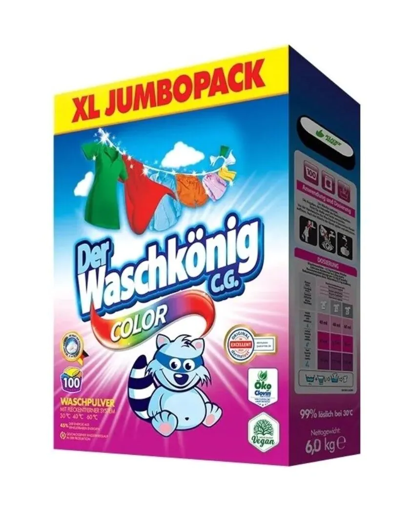 Der Waschkonig CG Color prašak za pranje, 6 kg