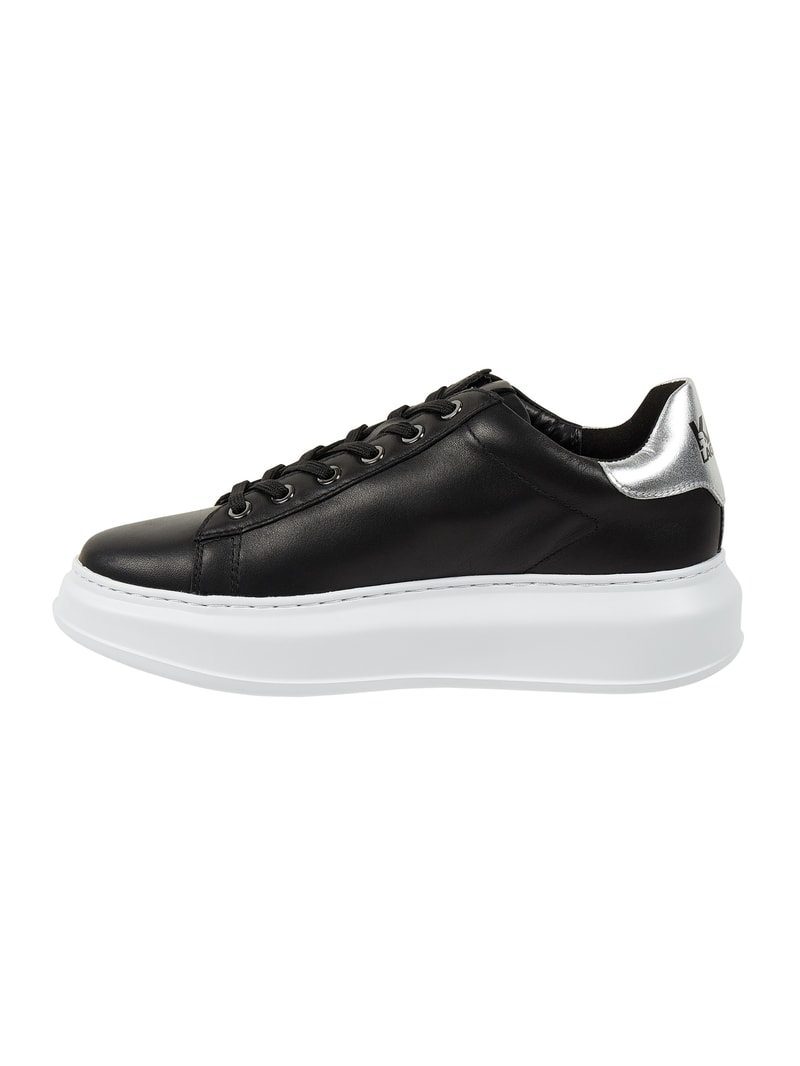 Sneaker aus Leder Modell 'Kapri' in schwarz