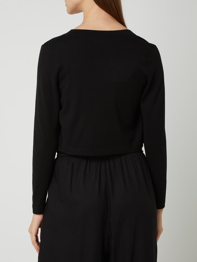 Bolero mit Schalkragen Modell 'ASTRID' in schwarz
