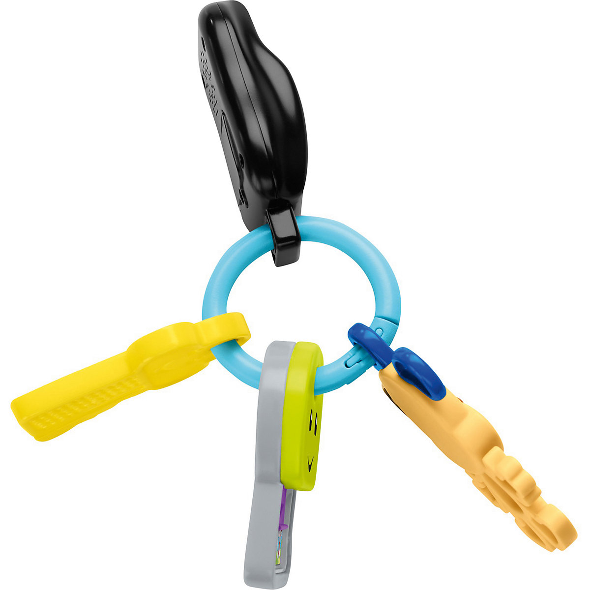 Fisher-Price Lernspaß Baby Schlüsselbund mit Licht und Geräuschen, Lernspielzeug