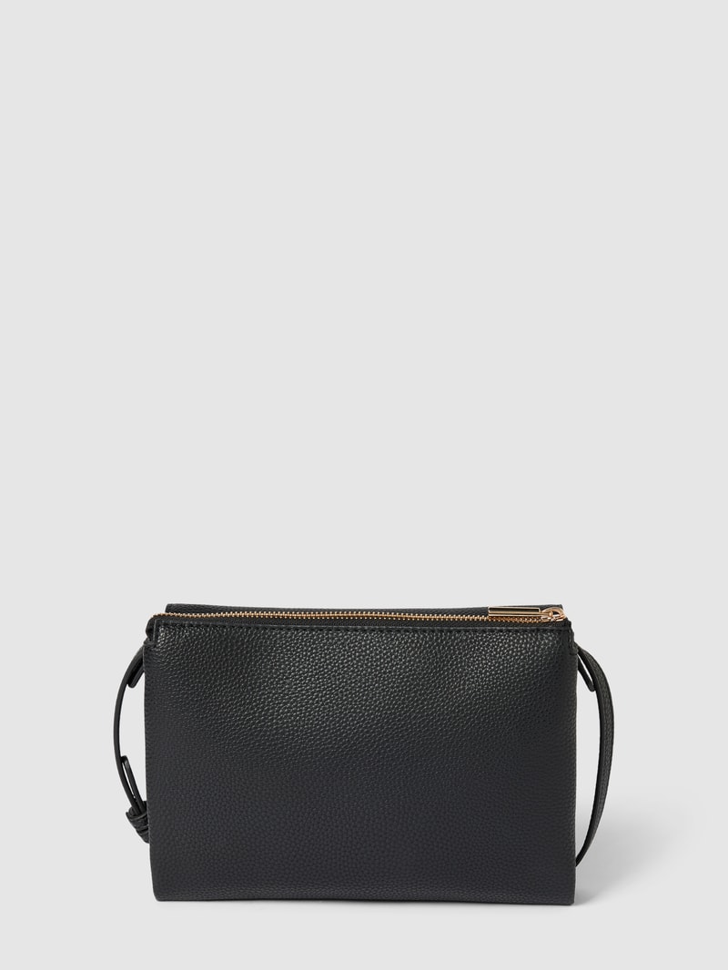 Handtasche mit Label-Applikation Modell 'CALIWEN' in schwarz