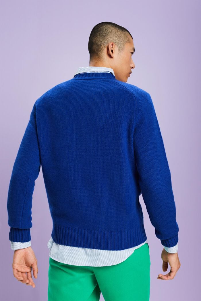 Logo-Pullover aus Wolle und Kaschmir