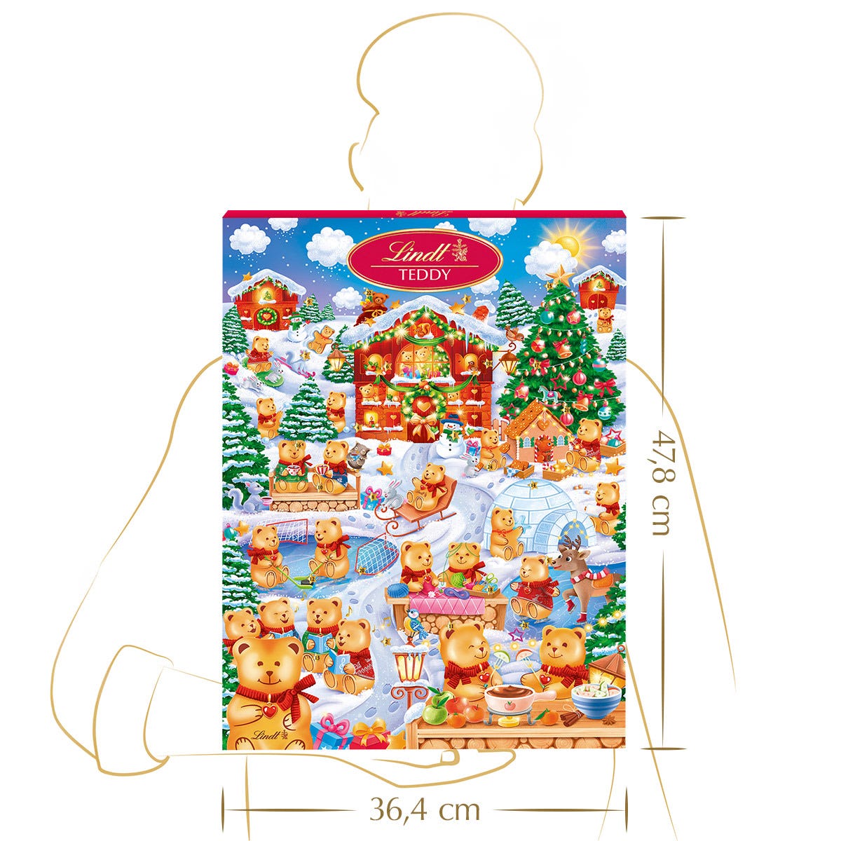 TEDDY Wimmelbild Adventskalender, 265g