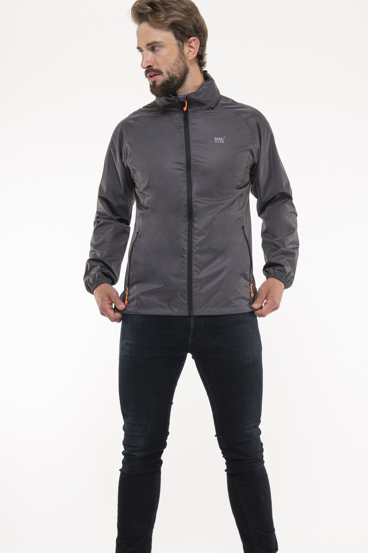 Mac in a Sac Charcoal Regenjacke