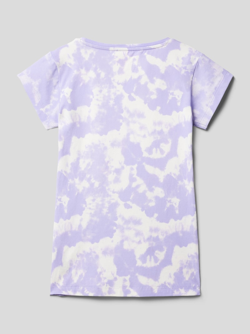 T-Shirt in Batik-Look Modell 'HEMMA' in flieder