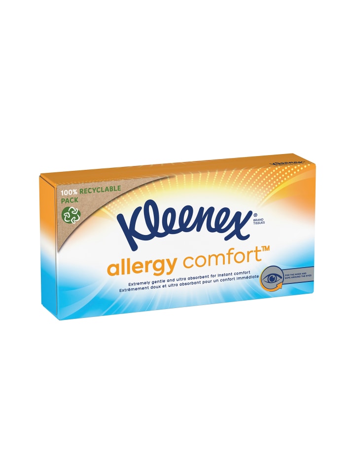 Kleenex Allergy Comfort Kosmetiktücher Taschentücher 12 x 56 Stk günstig kaufen onesize