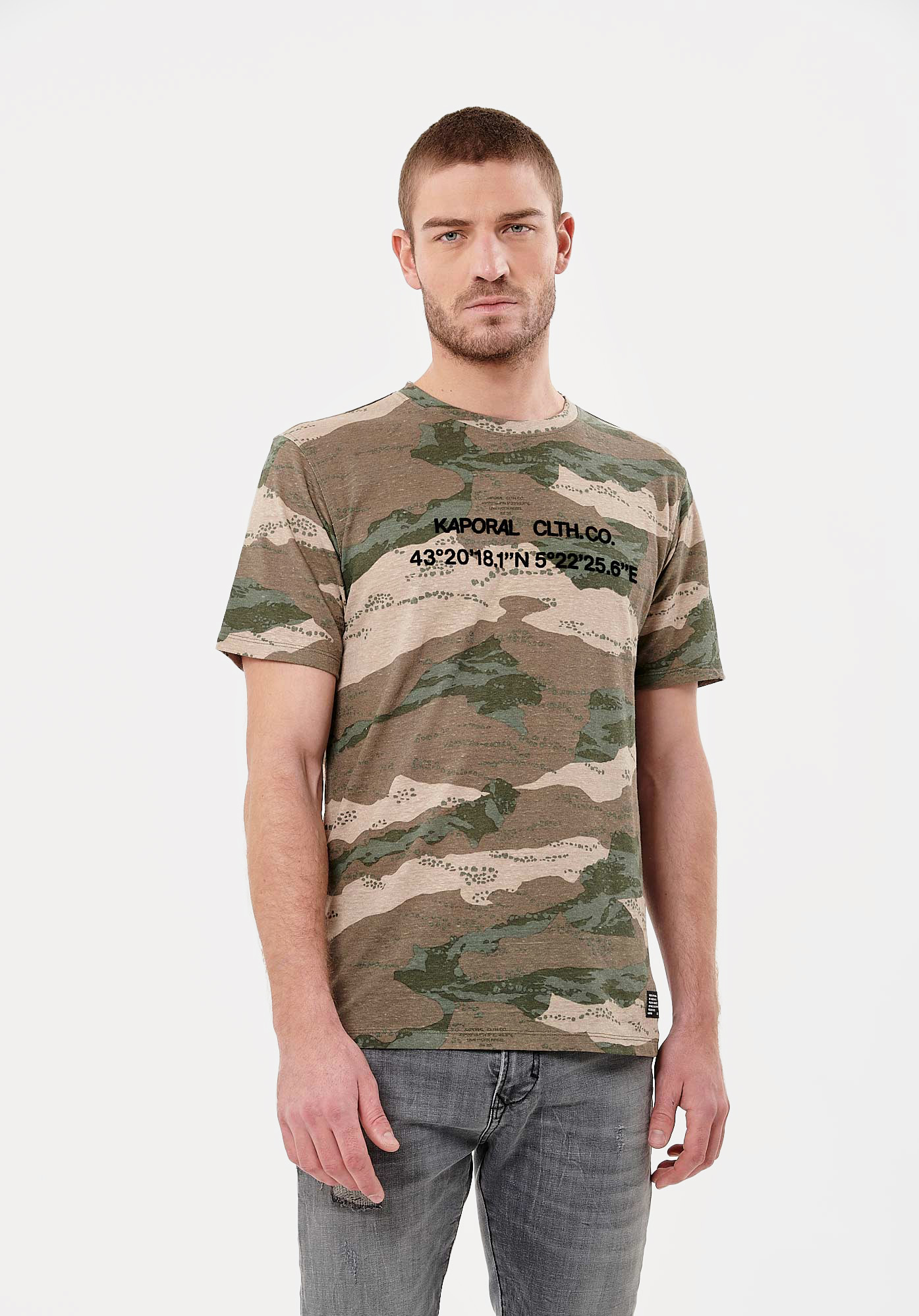 CAMO   T-shirt camouflage Homme