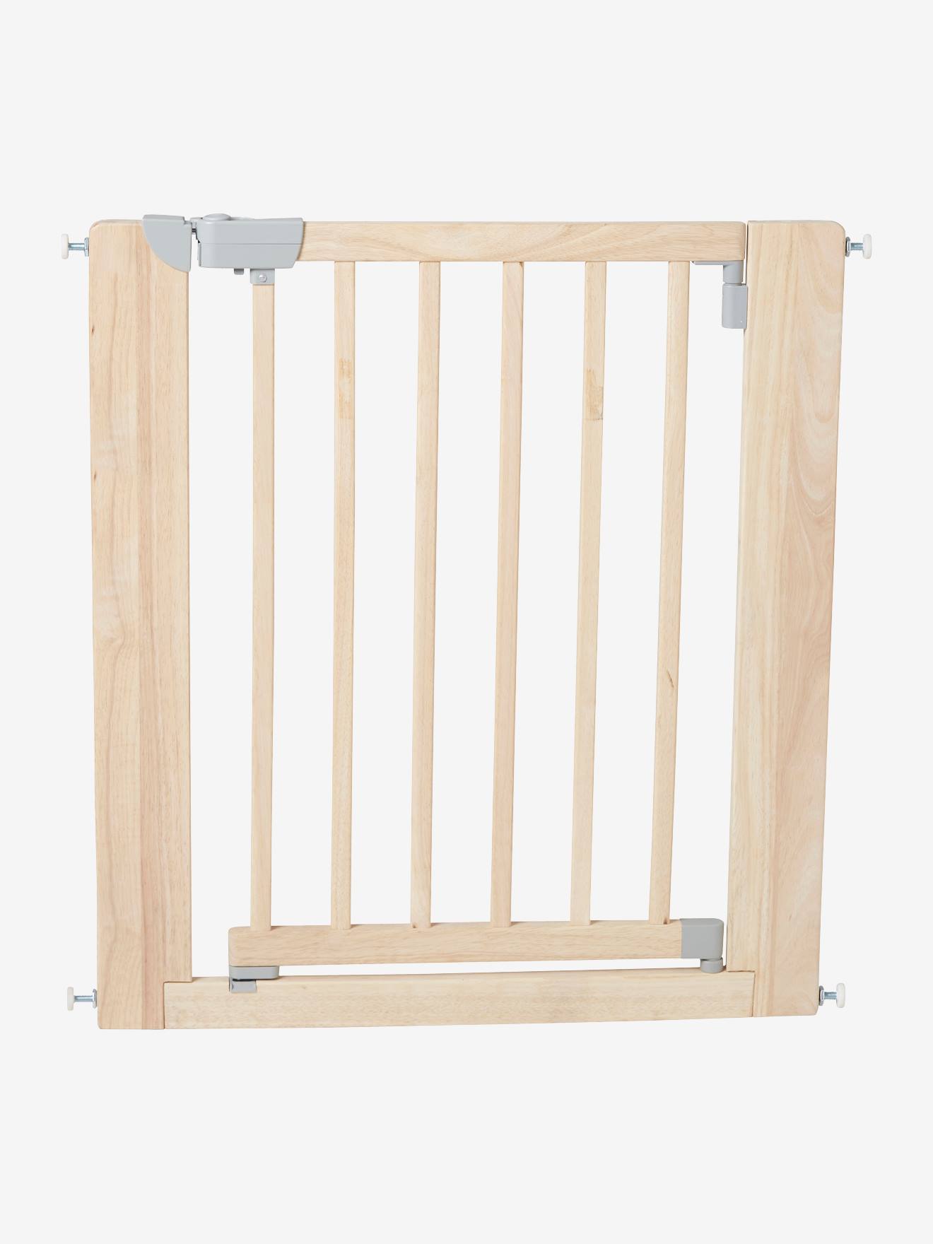 Barrière de sécurité VERTBAUDET en bois marron clair uni