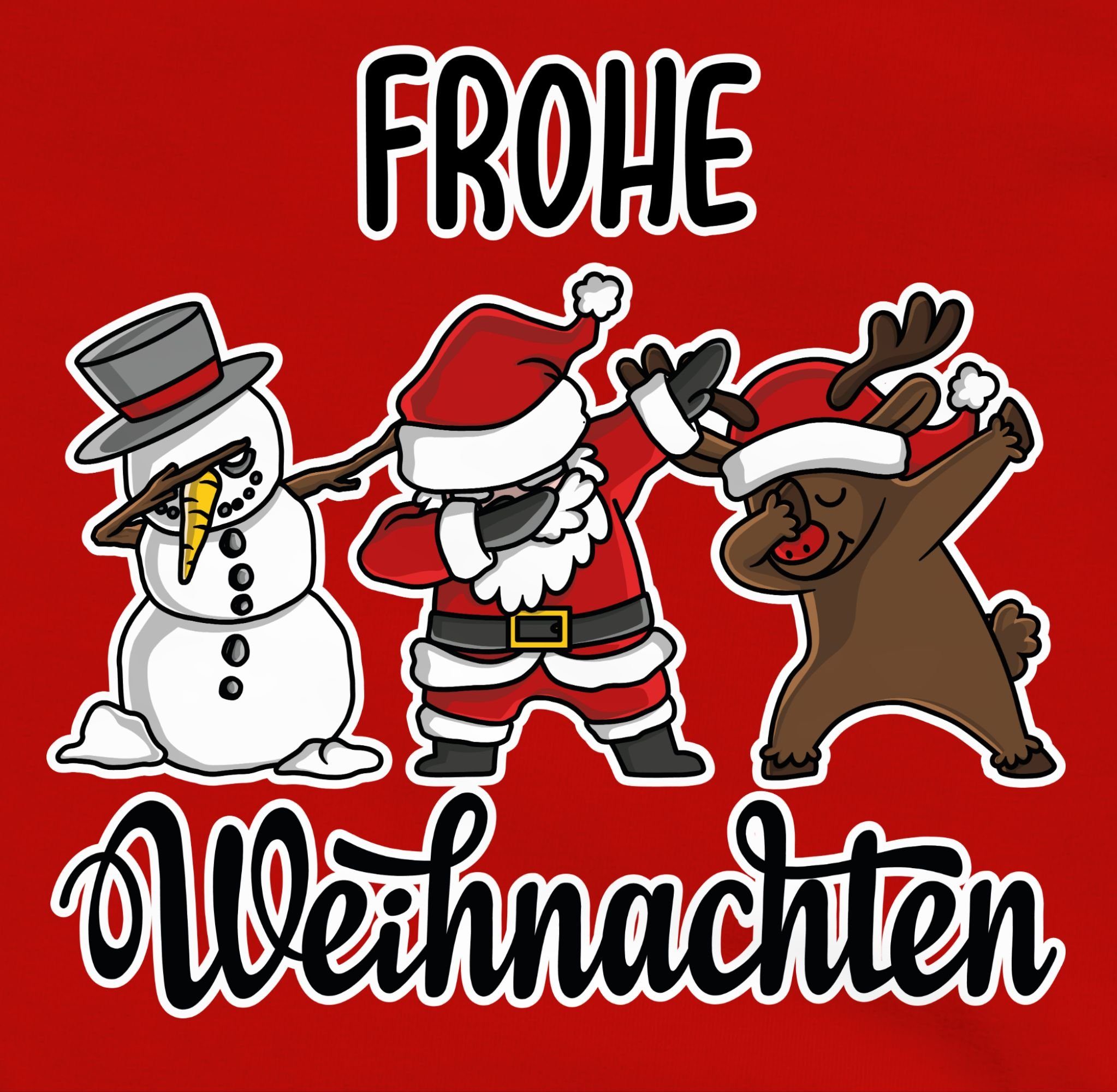 Shirtracer Sweatshirt Frohe Weihnachten Dabbing Weihnachten Kleidung Kinder