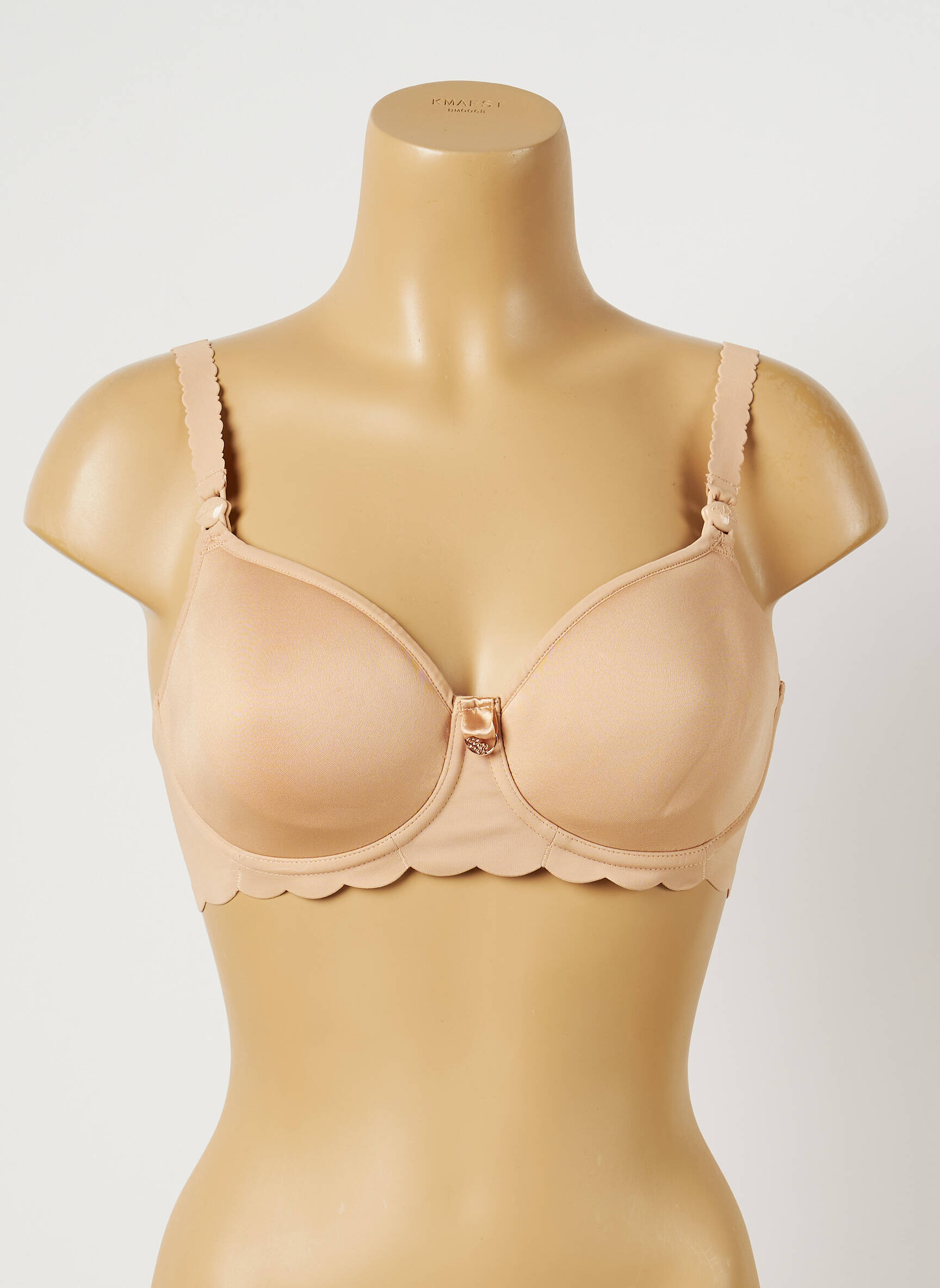 Cache Coeur Lingerie Maternite Femme couleur beige