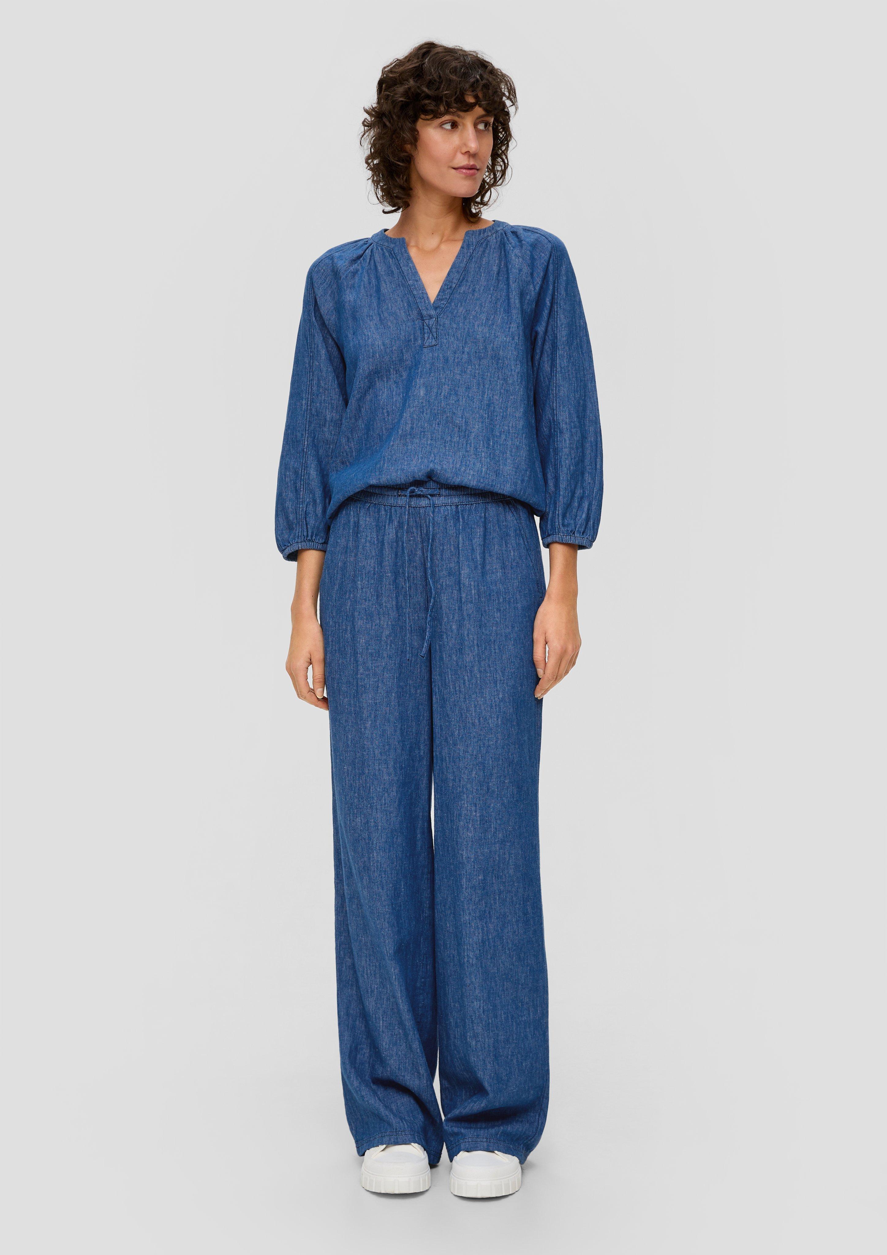 Relaxed: Twillhose mit Wide leg  2142310-58Y6