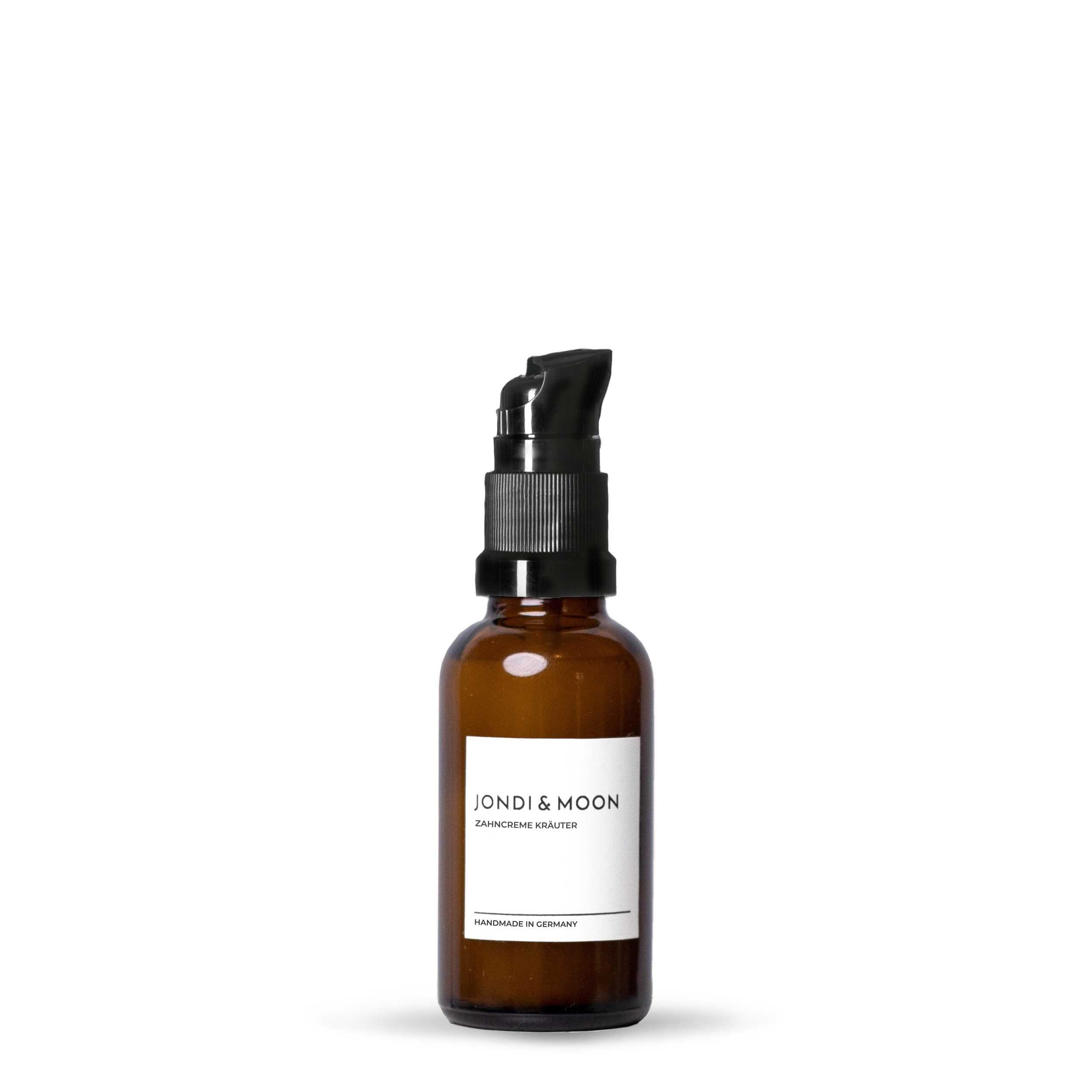 JONDI&MOON Zahnpasta Zahncreme Kräuter Nachfüllbare Zahncreme mit Fluorid