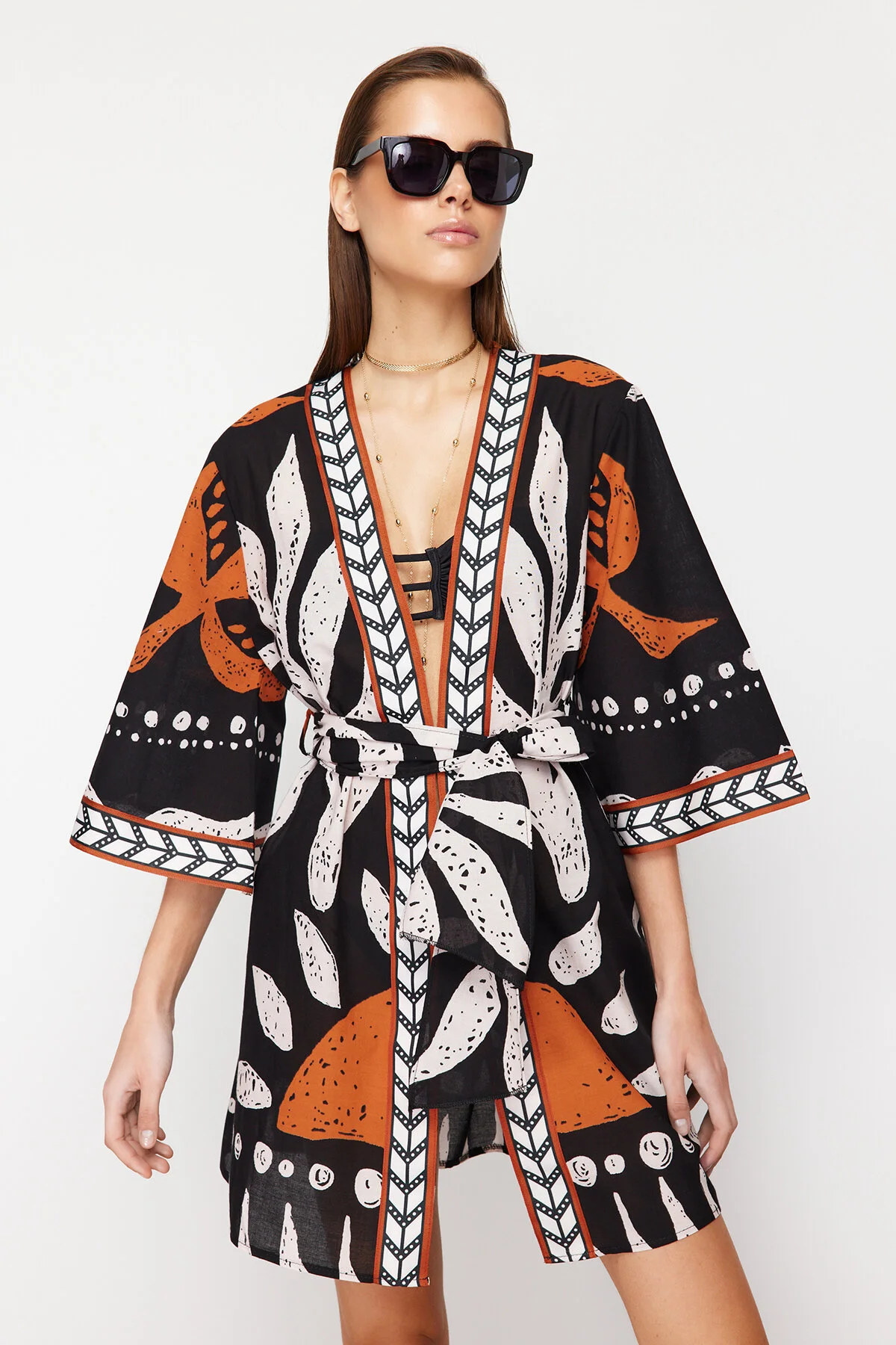 Trendyol Collection  Kimono & Kaftan - Mehrfarbig - Regular Fit