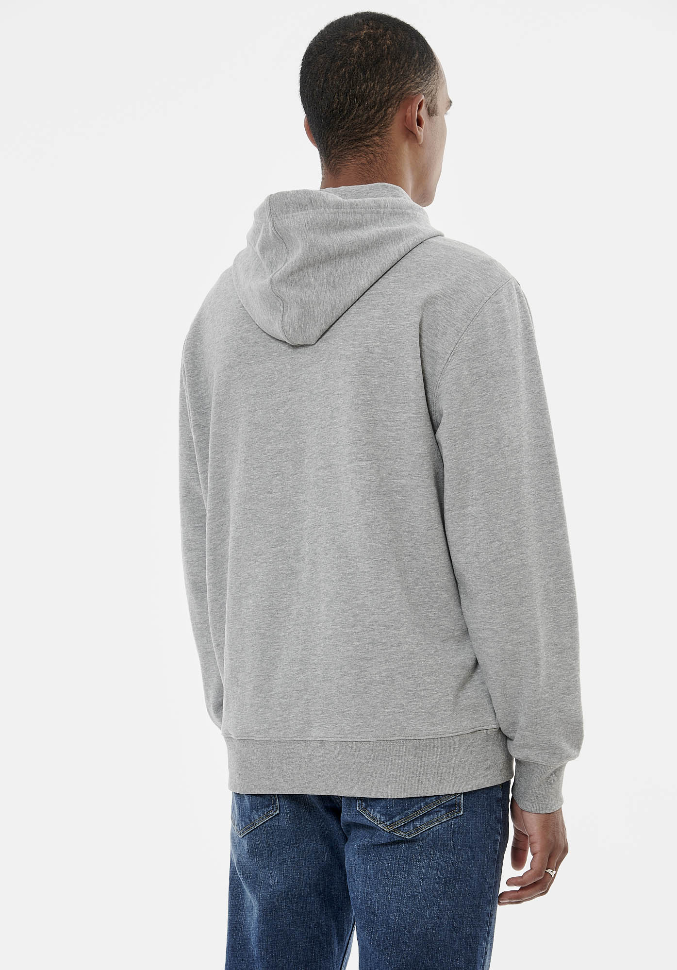 ROLAN  Sweat zippé gris homme